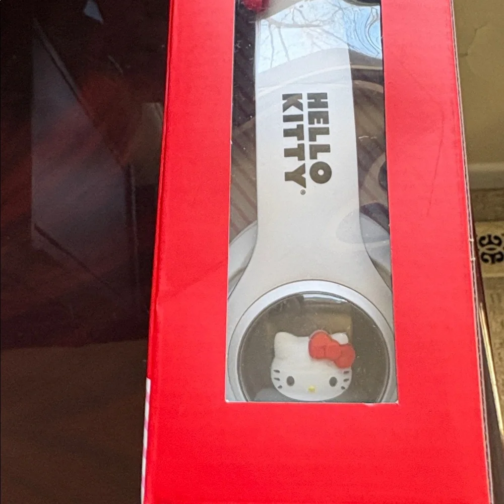 Hello Kitty Bluetooth Headphones and Earbuds Set - Red, White, and Black